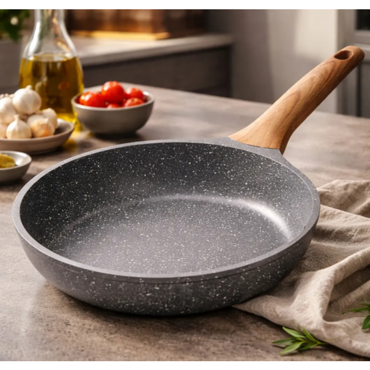 Frigideira Antiaderente de Alumínio Revestimento 