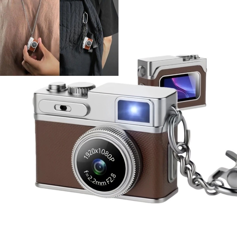 Mini Câmera digital portátil retrô De chaveiro,