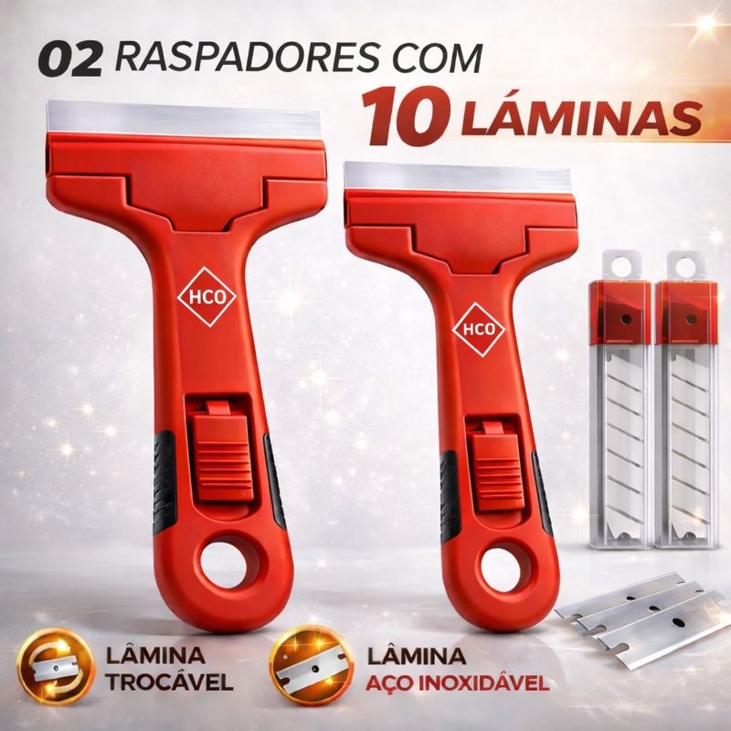 Raspadores Multiuso Para Limpar Box Com 5-10 Lâmi