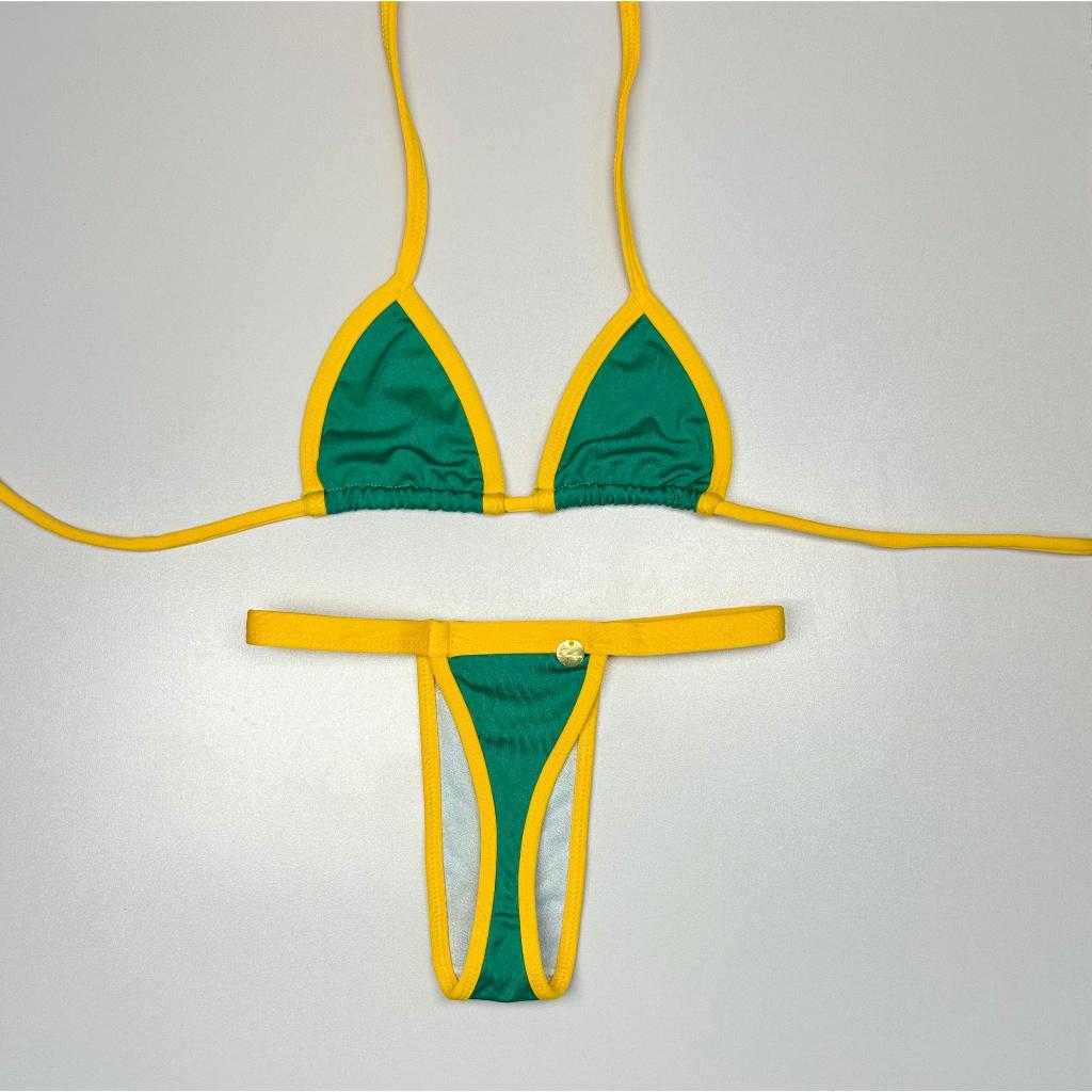 Biquine Feminino Do Brasil Copa 2026 Verão Cortin