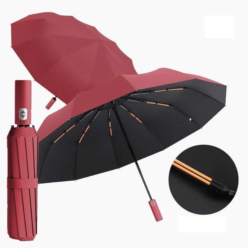 12 Hastes Guarda Chuva Automático Sombrinha Grand
