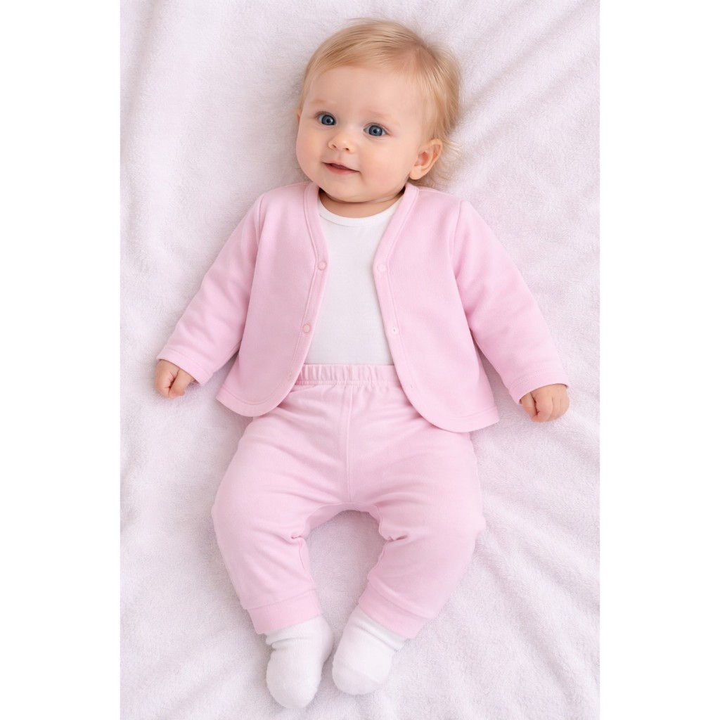 casaquinho – cardigã para Bebê em Algodão