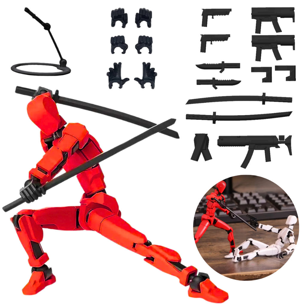 Boneco Dummy 13 Articulado Kit Montagem 3D Present