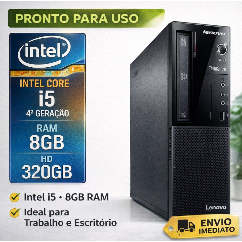 Computador CPU | intel i3 e i5° 2., 3. e 4. Gera�