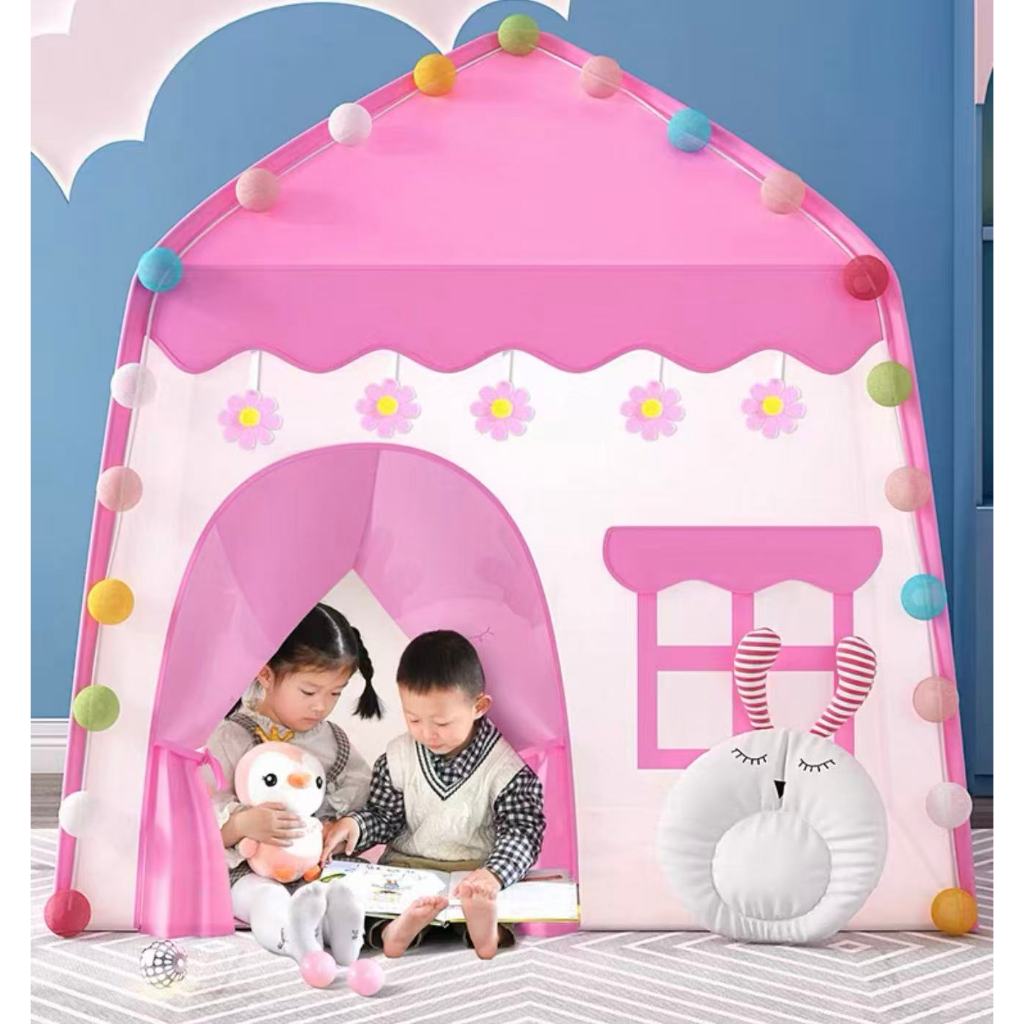 Barraca Infantil Rosa Flor Grande 1.3M Menina Prin