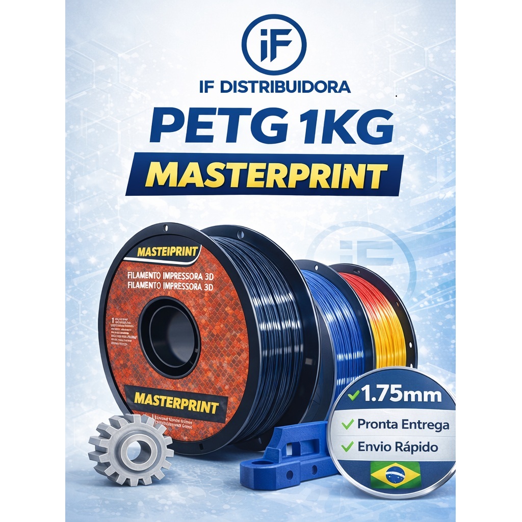 Filamento PETG 1Kg 1.75mm MasterPrint Premium Alta