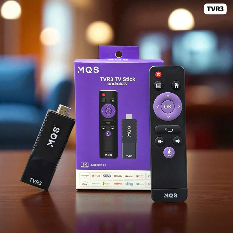 TV STICK Ultra HD, MQS TVR3 lançamento 2026 mais 