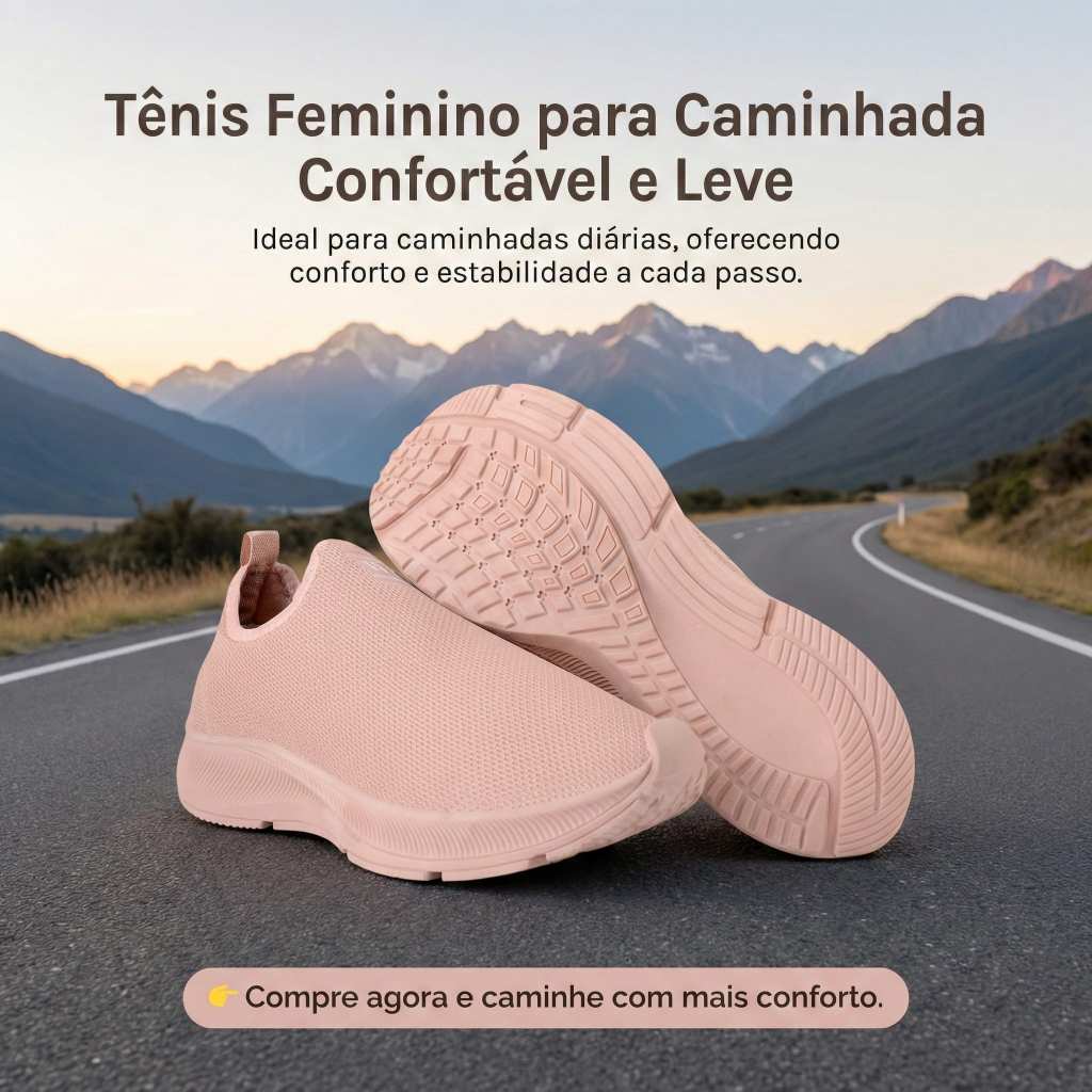 Tênis Feminino para Caminhada | Ideal Para Caminh