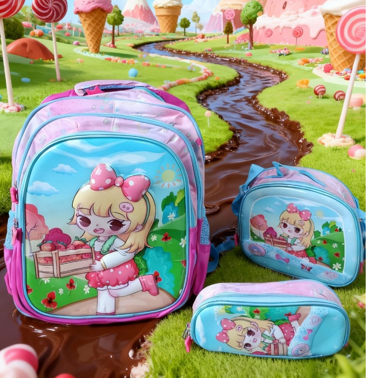 Mochila Escolar Infantil Sonic Masculina Feminina 