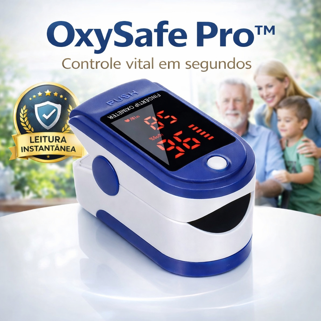 Oxímetro Pulso Dedo Monitor Portátil Saturação