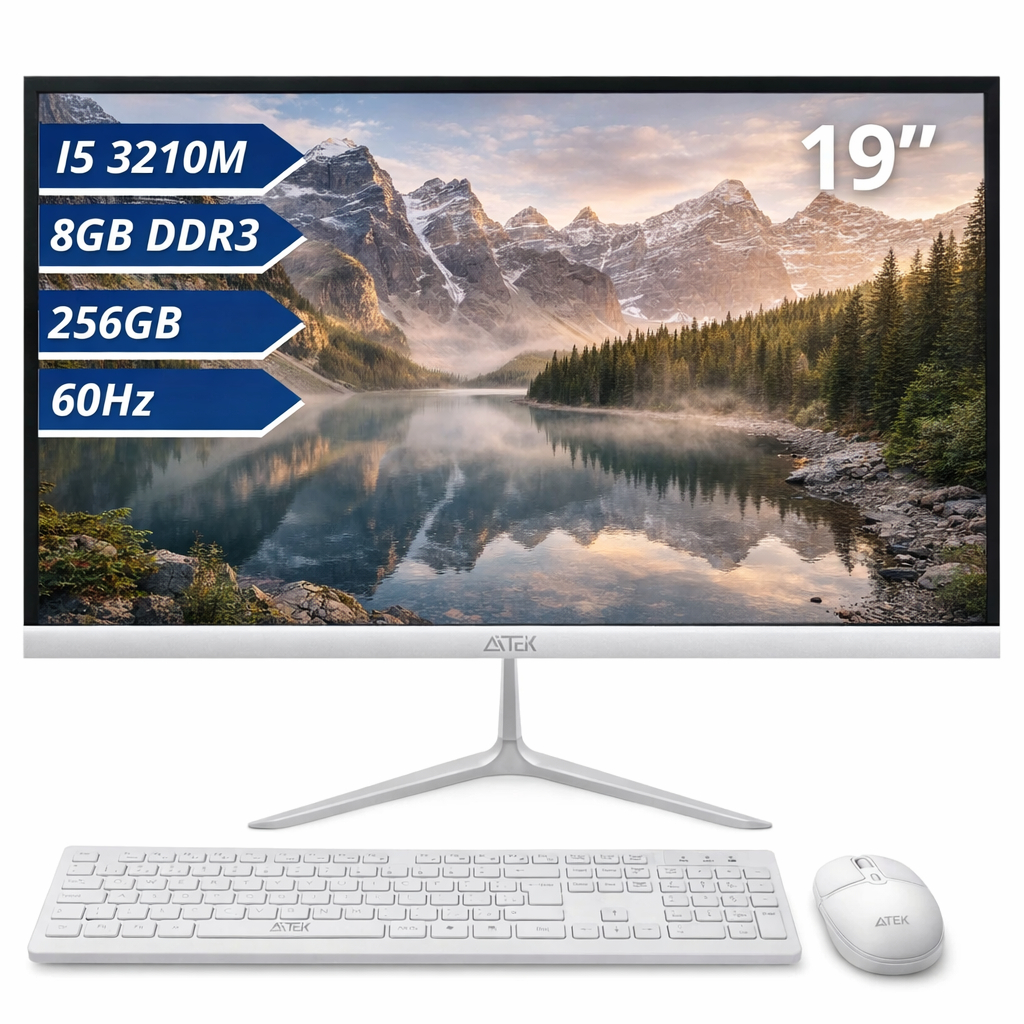 Computador All In One 19 VA i5 8GB DDR3 256GB SSD 