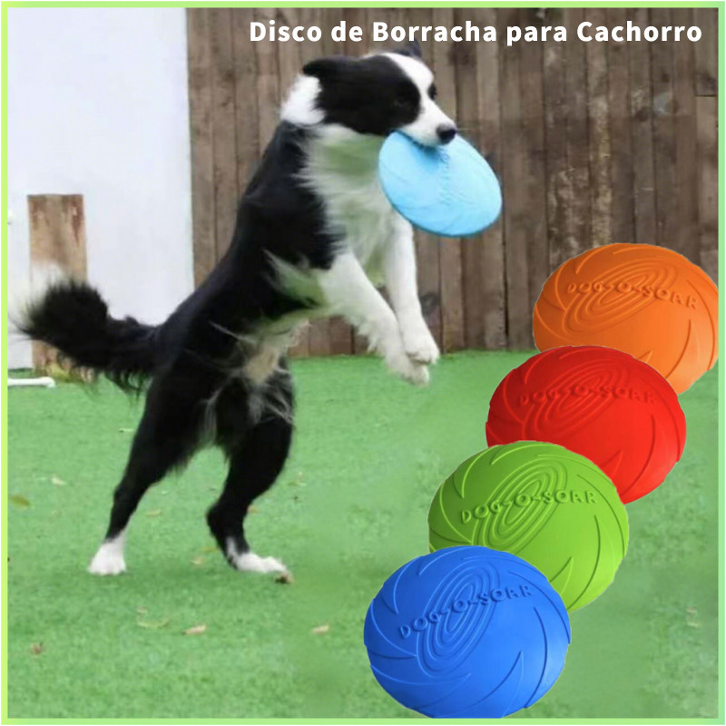 Disco de Borracha para Cachorro | Brinquedo Mastig