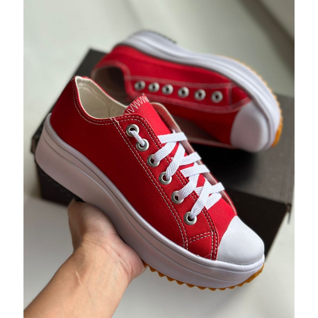 Tenis plataforma casual star promoçao