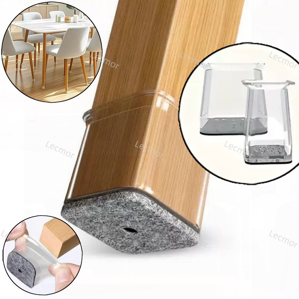 Kit 24/16/12 Protetores de Pé de Cadeira de Silic