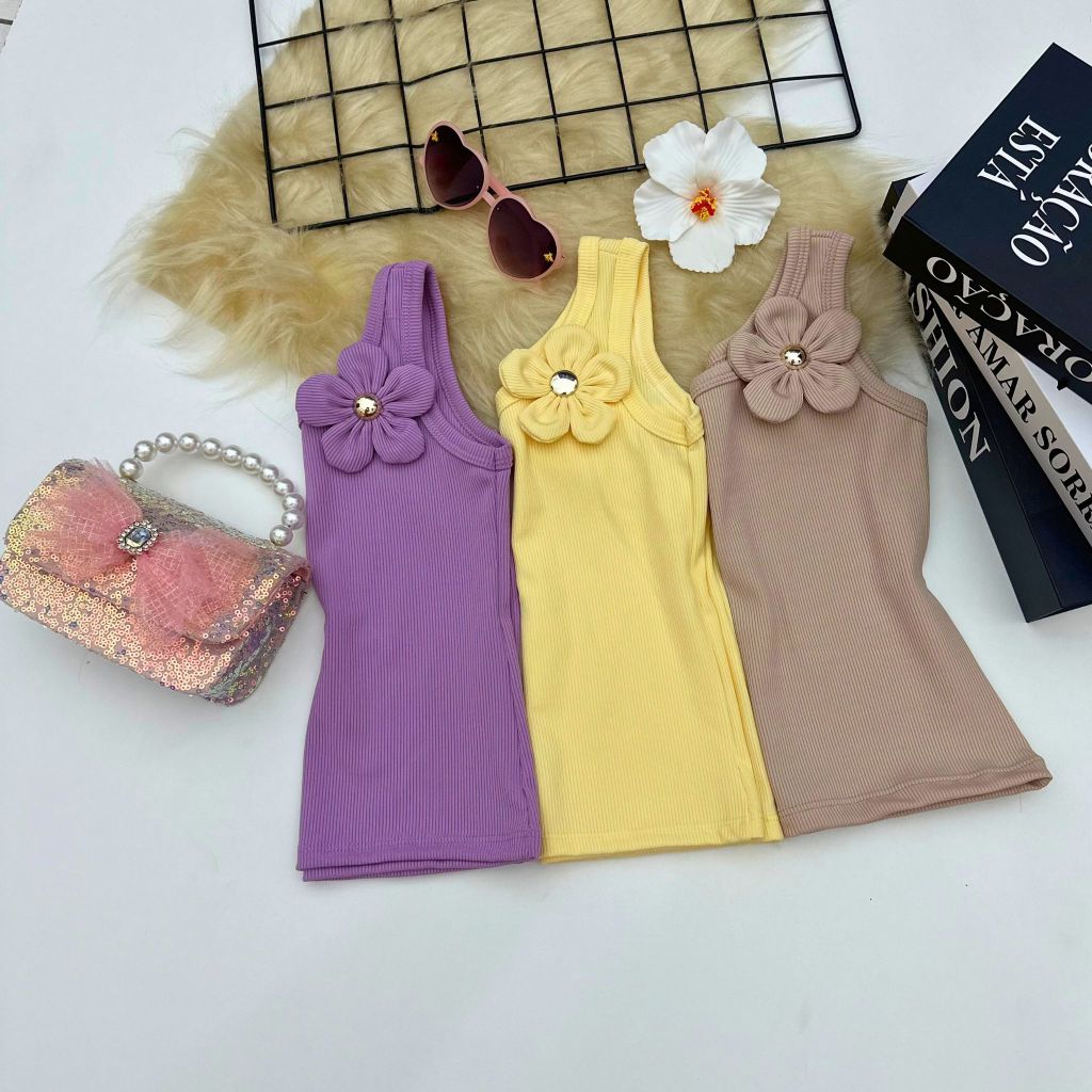 Blusinha Infantil Feminina Flor Delicada Estilo Bl