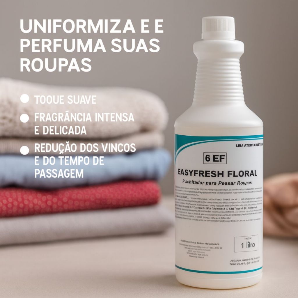 EasyFresh Floral 1L Spartan Roupa Cheirosa Facilit