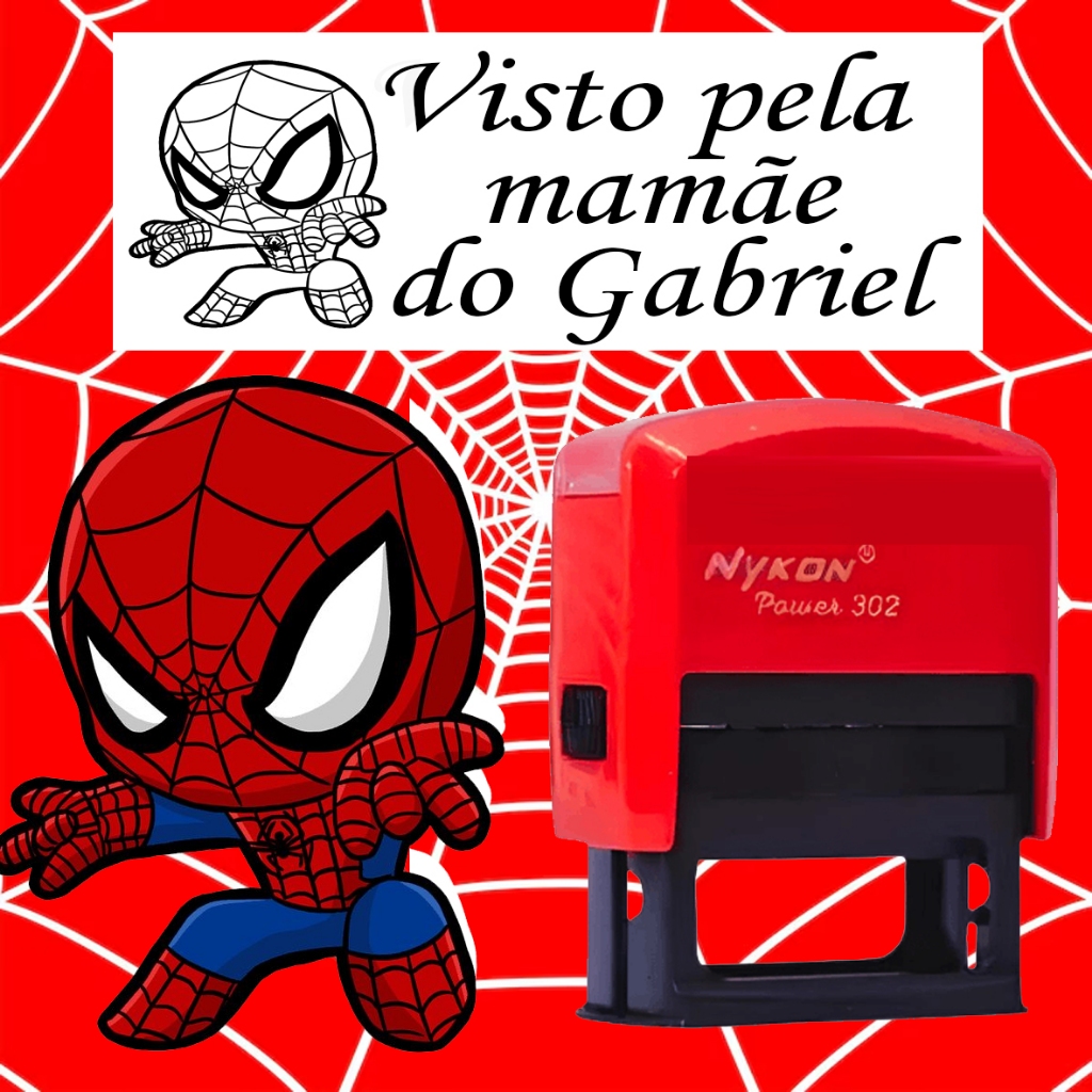 Visto pela Mamãe – Carimbo Personalizado