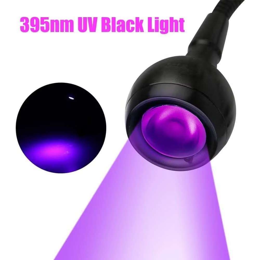 Luminária UV Ultravioleta De Mesa Com Garra Presi