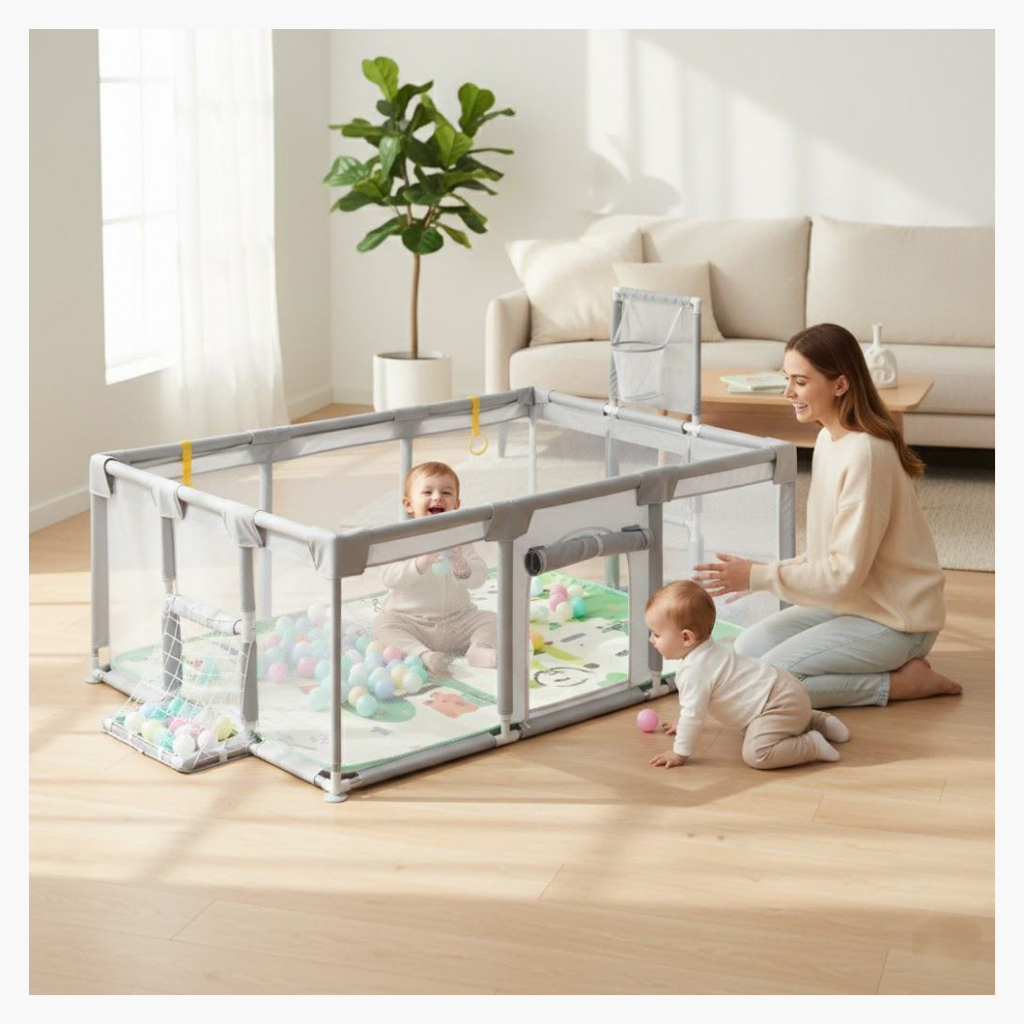 NovidadesCercadinho Para Bebê Grande cercado Infa