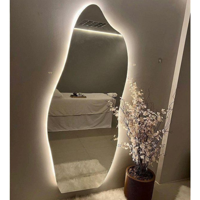 Espelhos Lapidado Para Banheiro Sala Quarto  Vario