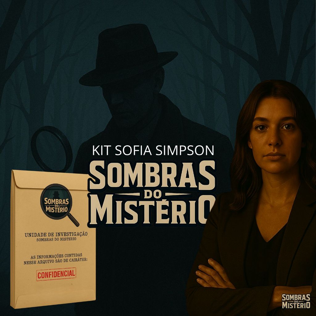 Kit de Investigação Sombras do Mistério  Enigma