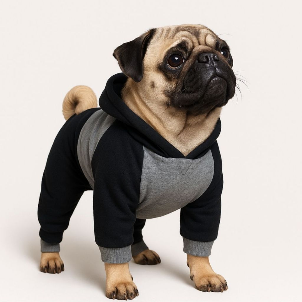 Macacão Moletom Nação Pet Inverno Com Capuz Pra