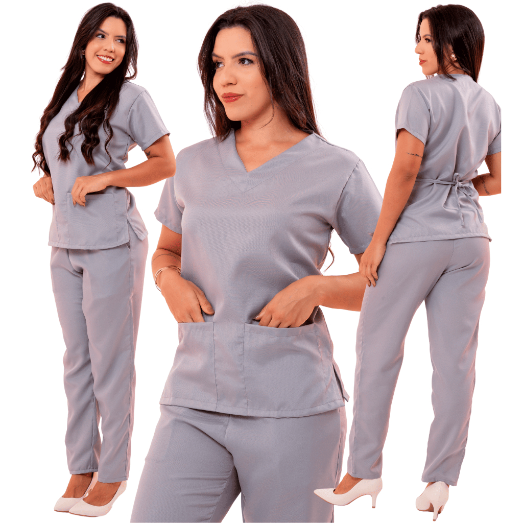 Conjunto Pijama Cirúrgico Scrubs Feminino Uniform
