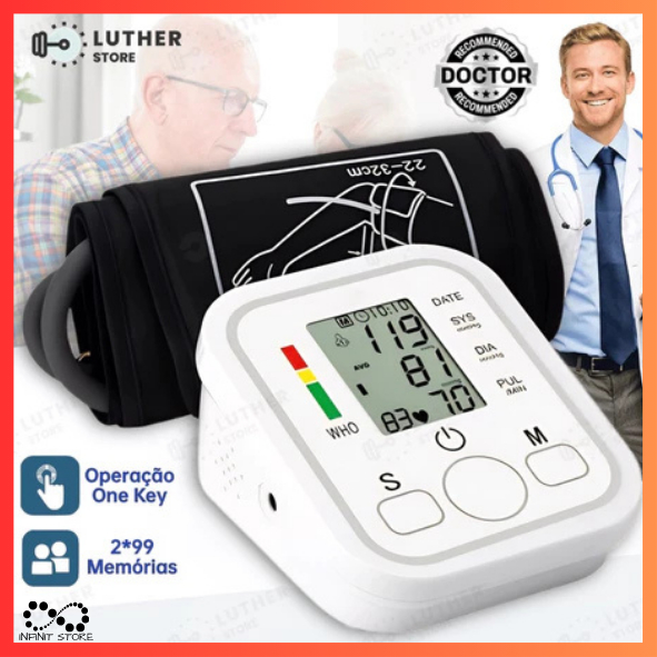 Aparelho Medidor De Pressão Arterial Digital De A