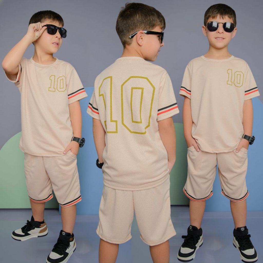 Conjunto Infantil Menino Lançamento Juvenil Verã