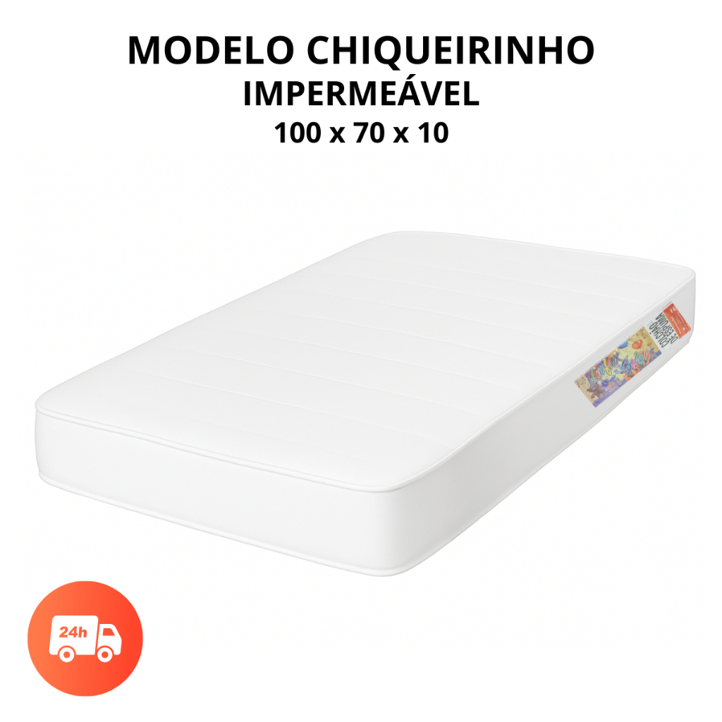 Colchão de Berço Chiqueirinho Moisés 100x70x10 