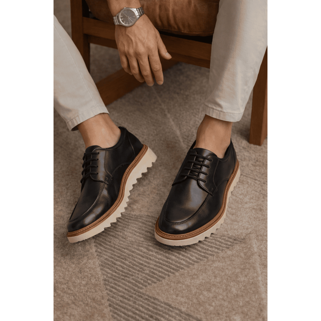 Sapato Masculino Social Couro Sintético Oxford El