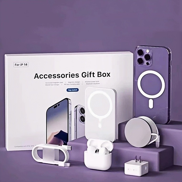 iPhone 6peças Carregador sem fio Cabo de dados e 