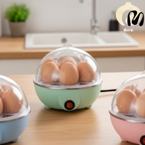 Cozedor de Ovos Elétrico Portátil Cozinha à Vap