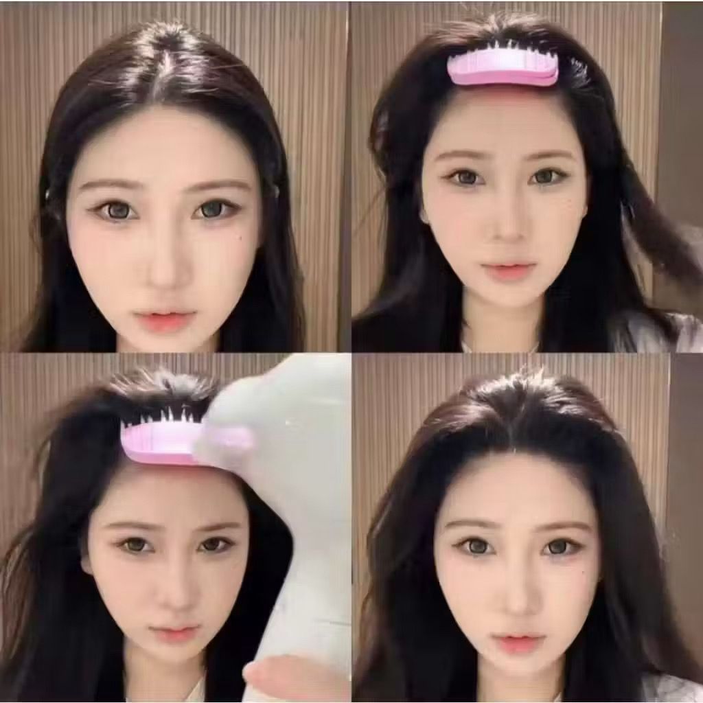 Fofo Hairpin Curling Franja Clipes Raízes De Cabe