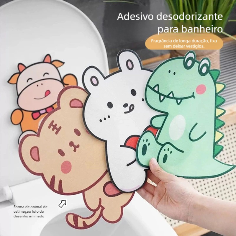 Desodorante de banheiro adesivo, elimina mau cheir