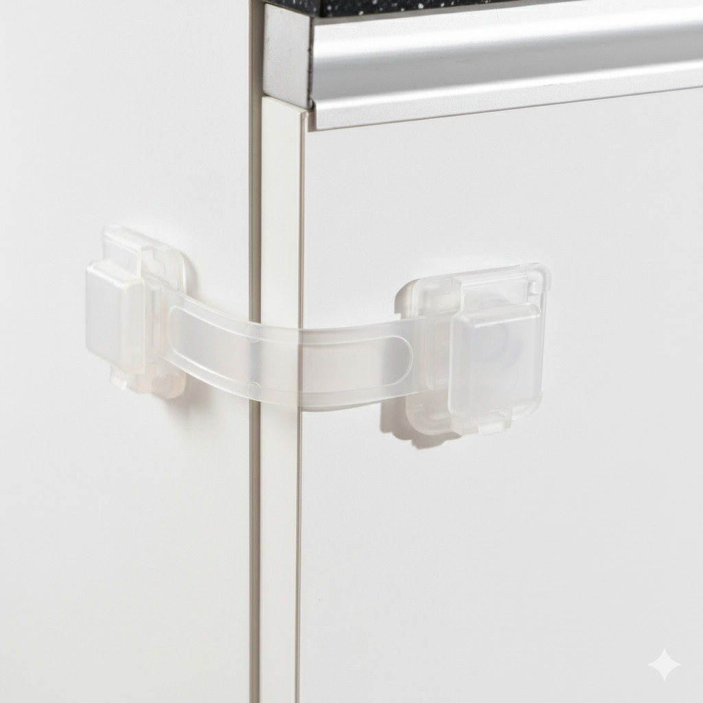 Conjunto 12 Trava De Gaveta Protetor Infantil Segu