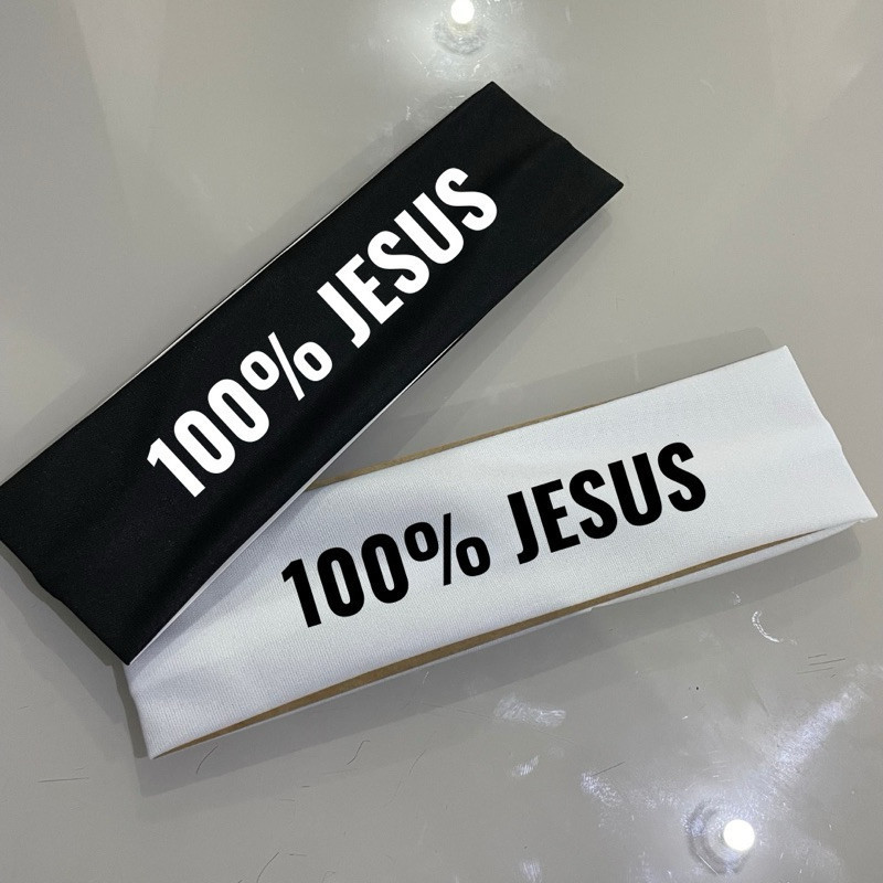 Faixas Neymar 100% Jesus – Branca e Preta &#