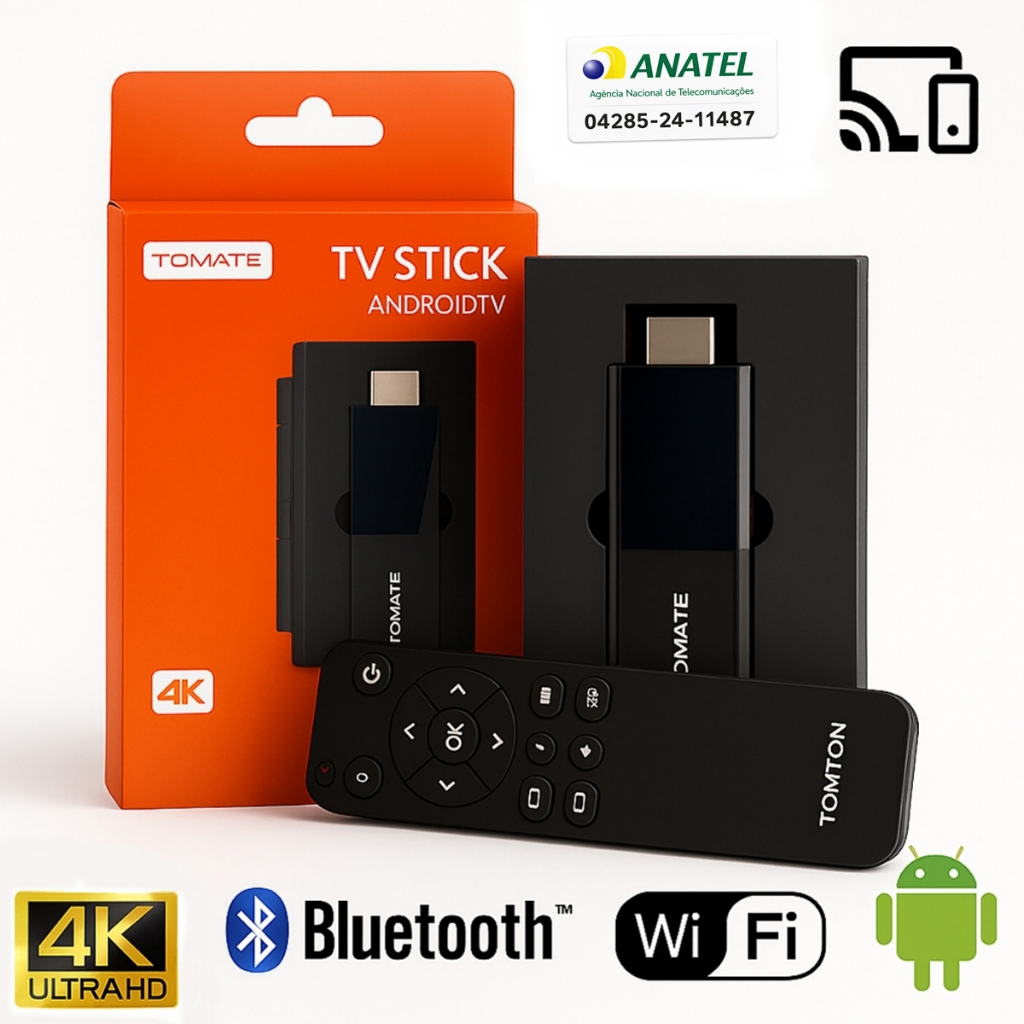 TV Stick Smart Android 12 4K | 16GB | Wi-Fi 5G | G