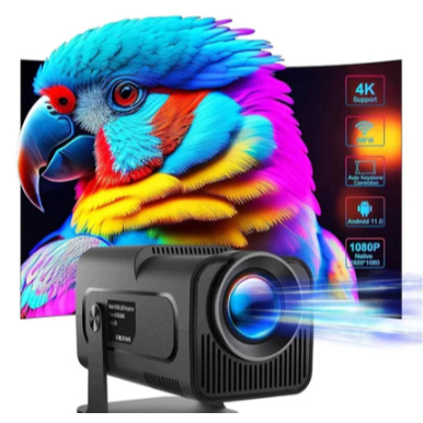 Projetor Smart  HY320 Mini  Android 12.0 Full 4K H