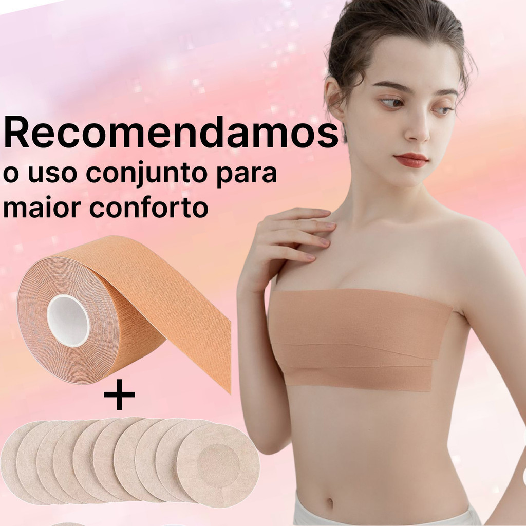 Kit Sutiã Rolo adesivo + 10 unidades Protetor Ade
