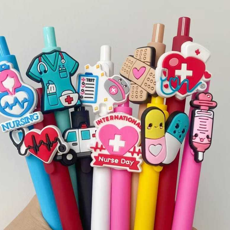 Kit 10 Ponteiras para Caneta e Lápis Medicina/Enf