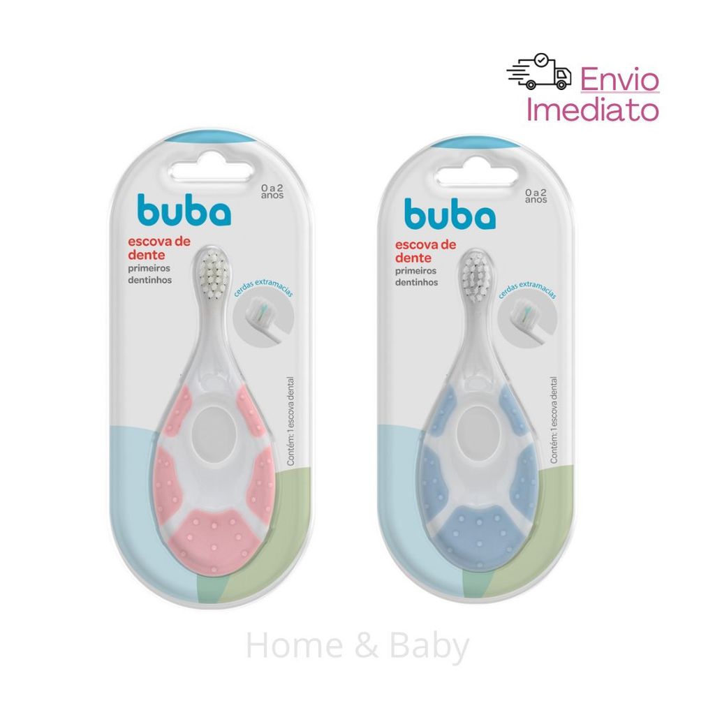 Escova Primeiros Dentinhos Buba 0 a 2 Anos
