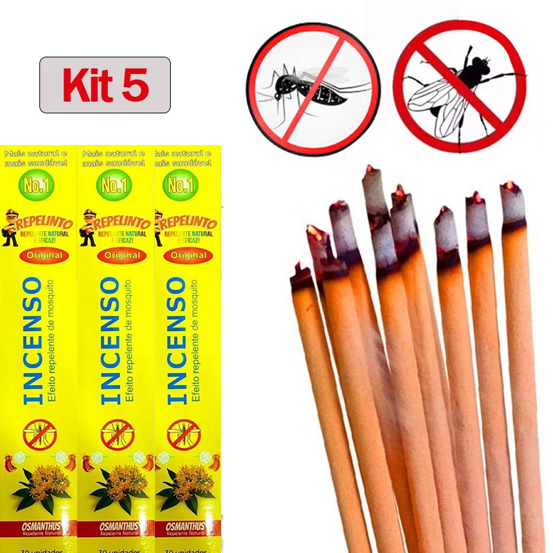 Kit 150 Palitos De Incenso Mata Mosquito/Mosca-Pal