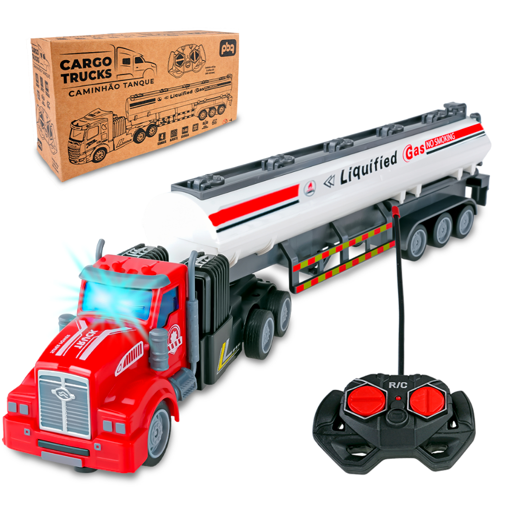 Caminhão Carrinho Controle Remoto Recarregável L