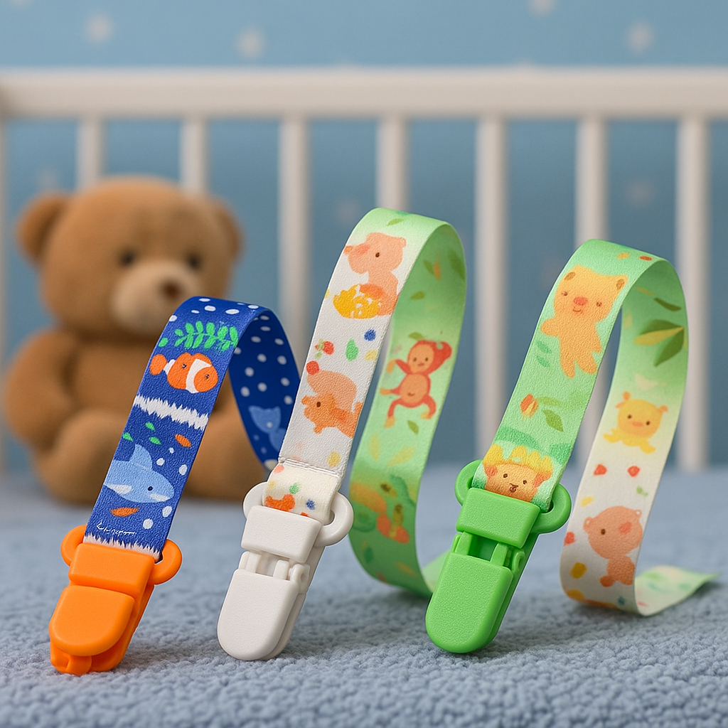 Kit 3 Prendedor de Chupeta Bico para Menino com Pr