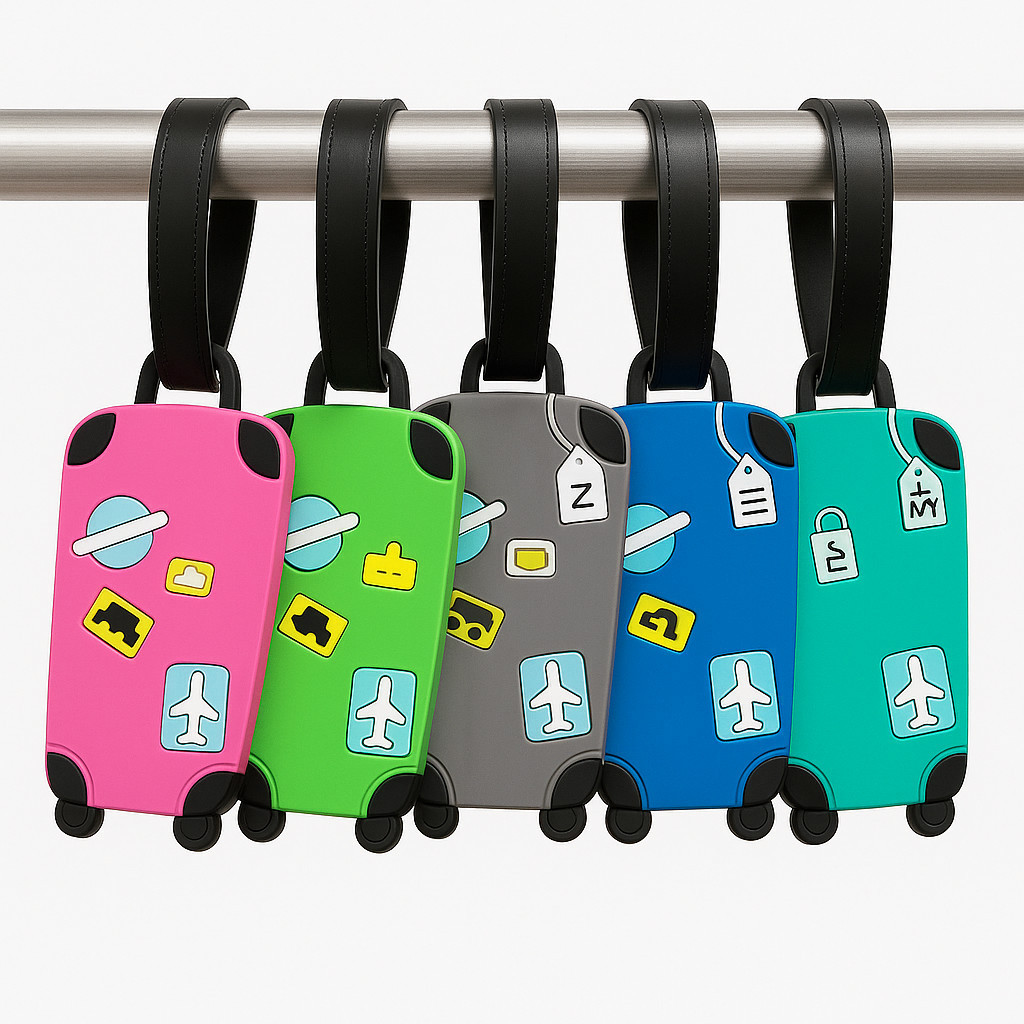 Kit Tag de Bagagem Etiquetas de Mala Identificador