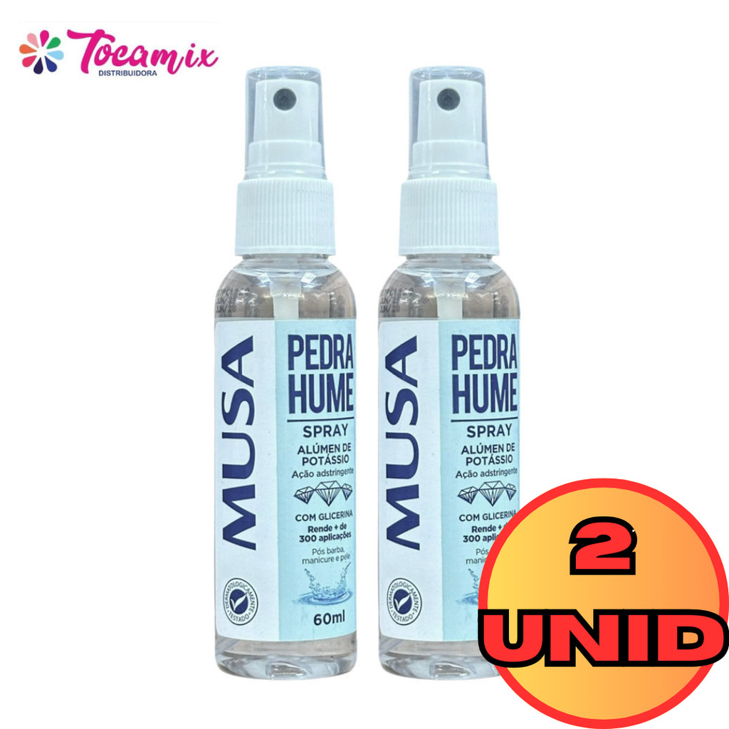 Kit 2 und Pedra Hume Spray 60ML | Antitranspirante