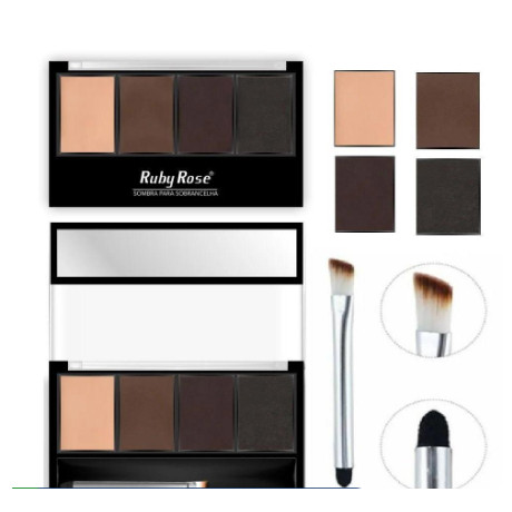 KITS/Trio Sombra Para Sobrancelhas Ruby Rose HB935