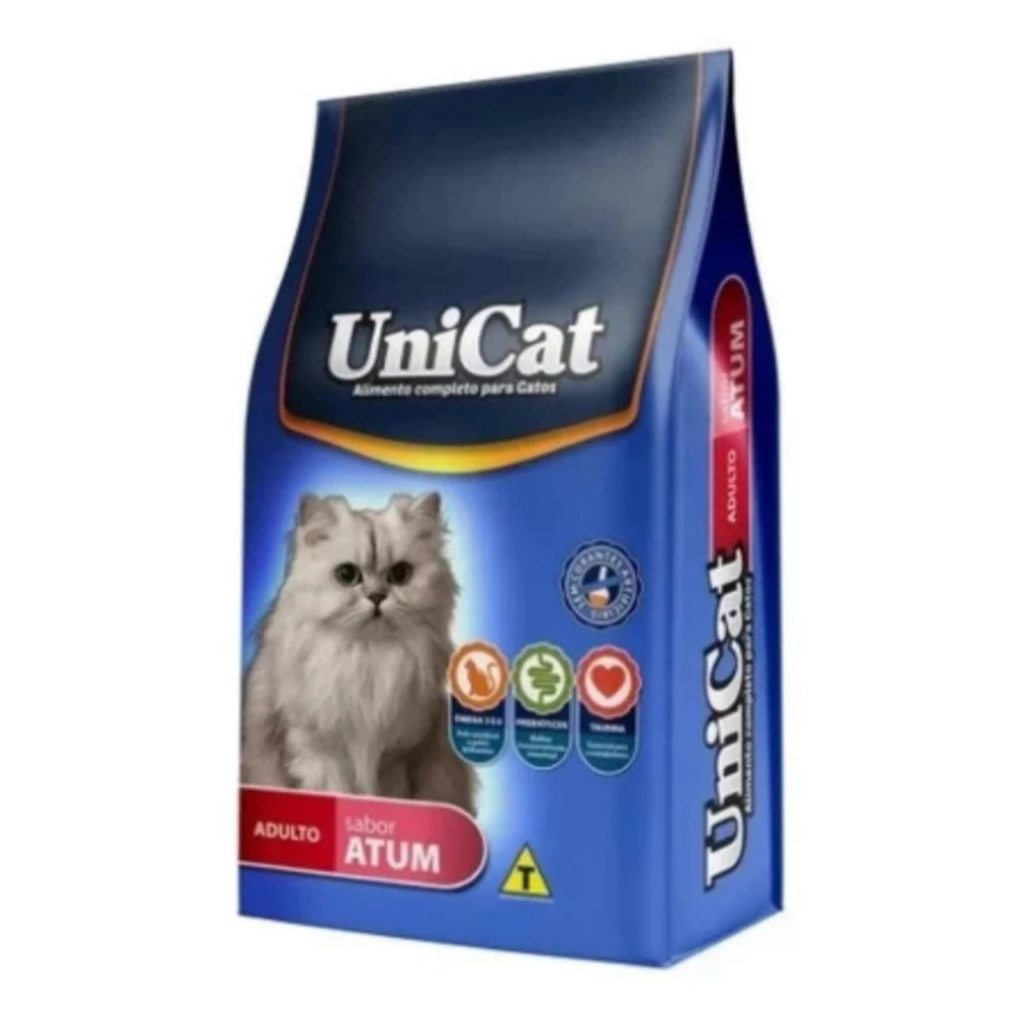 Unicat Ração Gatos Adulto Sabor Atum e Mix 10,1k