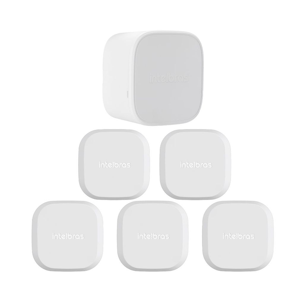 Kit 6 Caixas de Passagem Plástica Câmeras Bullet